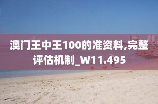 澳门王中王100的准资料,完整评估机制_W11.495