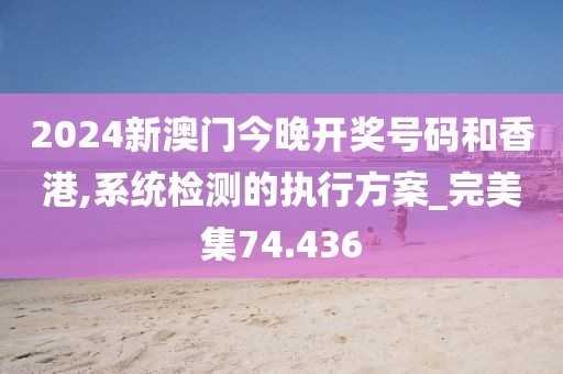 2024新澳门今晚开奖号码和香港,系统检测的执行方案_完美集74.436