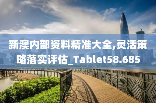 新澳内部资料精准大全,灵活策略落实评估_Tablet58.685
