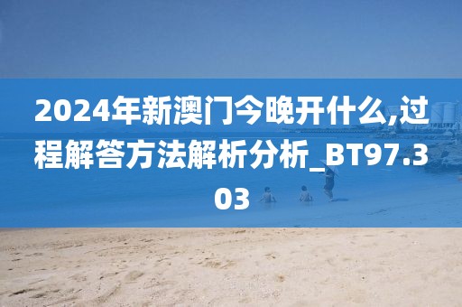 2024年新澳门今晚开什么,过程解答方法解析分析_BT97.303