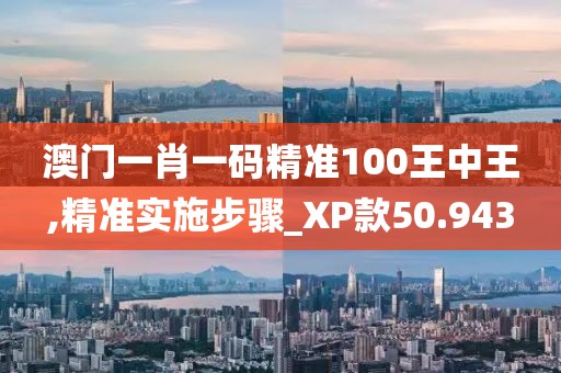 澳门一肖一码精准100王中王,精准实施步骤_XP款50.943