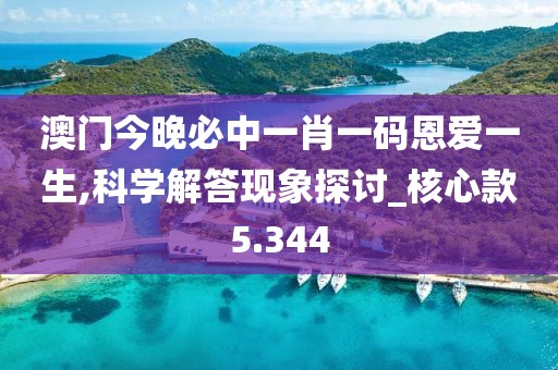 澳门今晚必中一肖一码恩爱一生,科学解答现象探讨_核心款5.344