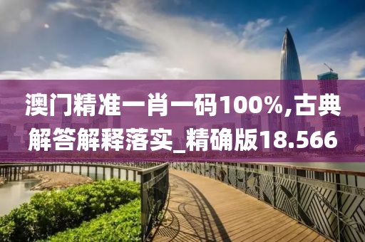 澳门精准一肖一码100%,古典解答解释落实_精确版18.566