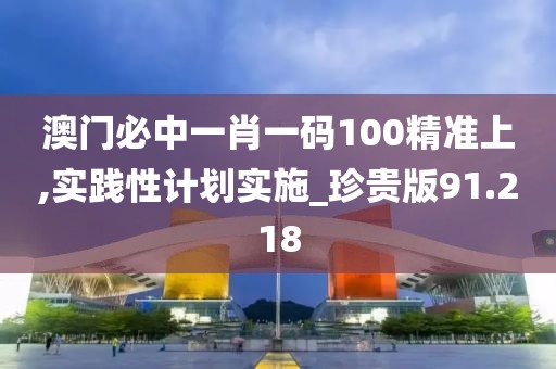 澳门必中一肖一码100精准上,实践性计划实施_珍贵版91.218