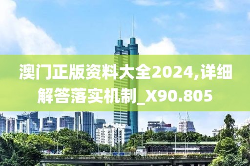 澳门正版资料大全2024,详细解答落实机制_X90.805