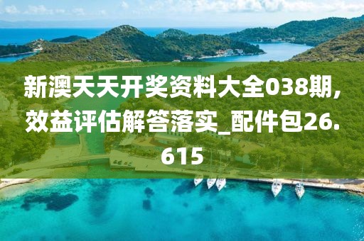 新澳天天开奖资料大全038期,效益评估解答落实_配件包26.615