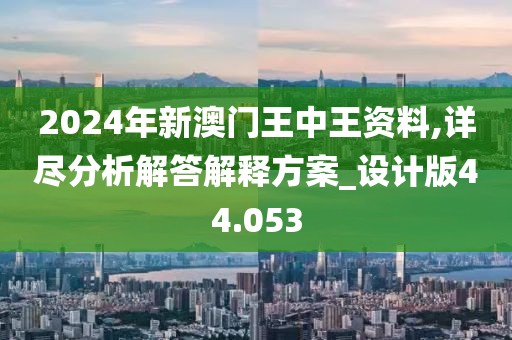 2024年新澳门王中王资料,详尽分析解答解释方案_设计版44.053