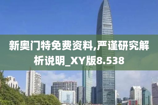 新奥门特免费资料,严谨研究解析说明_XY版8.538