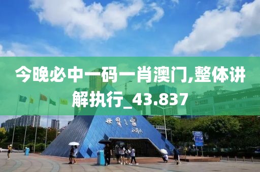 今晚必中一码一肖澳门,整体讲解执行_43.837