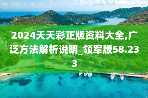 2024天天彩正版资料大全,广泛方法解析说明_领军版58.233