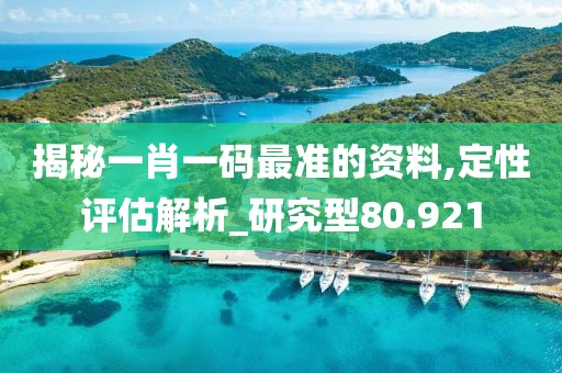 揭秘一肖一码最准的资料,定性评估解析_研究型80.921