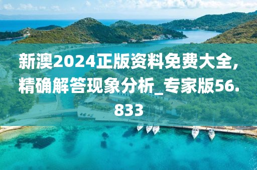 新澳2024正版资料免费大全,精确解答现象分析_专家版56.833