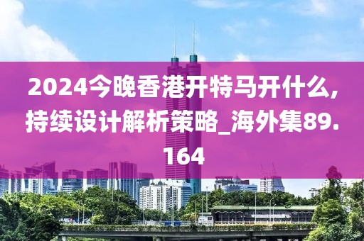 2024今晚香港开特马开什么,持续设计解析策略_海外集89.164