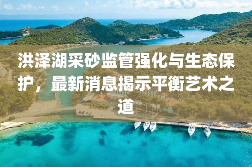 洪泽湖采砂监管强化与生态保护，最新消息揭示平衡艺术之道