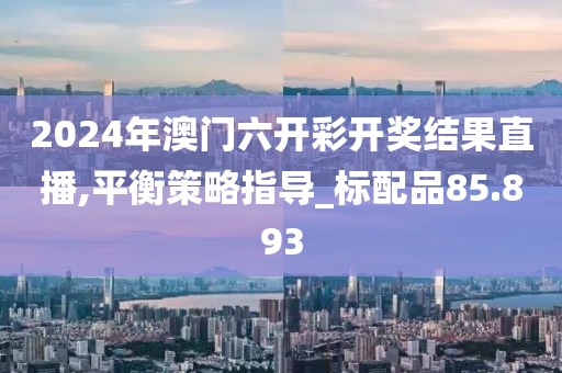 2024年澳门六开彩开奖结果直播,平衡策略指导_标配品85.893
