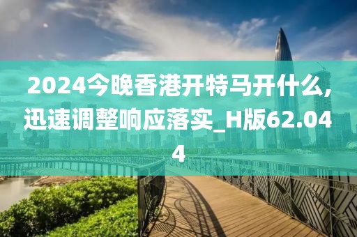 2024今晚香港开特马开什么,迅速调整响应落实_H版62.044
