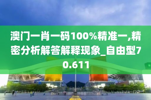 澳门一肖一码100%精准一,精密分析解答解释现象_自由型70.611