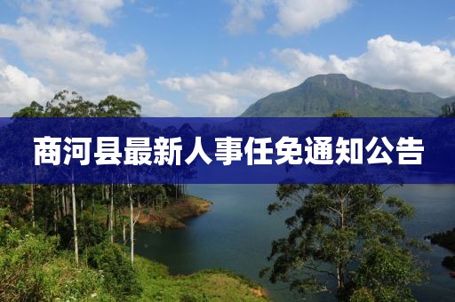 商河县最新人事任免通知公告