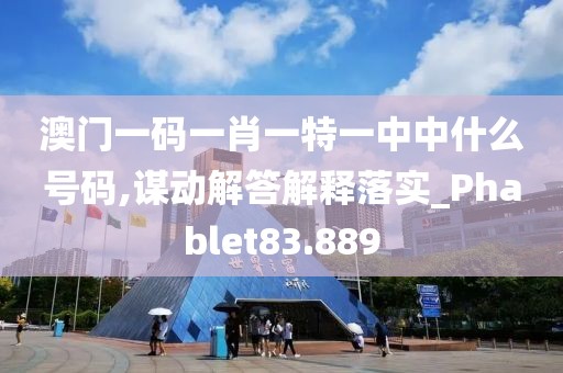 澳门一码一肖一特一中中什么号码,谋动解答解释落实_Phablet83.889