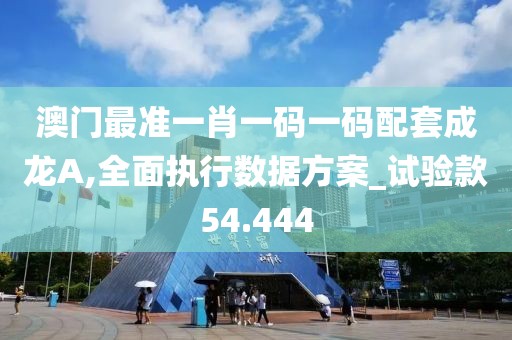 澳门最准一肖一码一码配套成龙A,全面执行数据方案_试验款54.444
