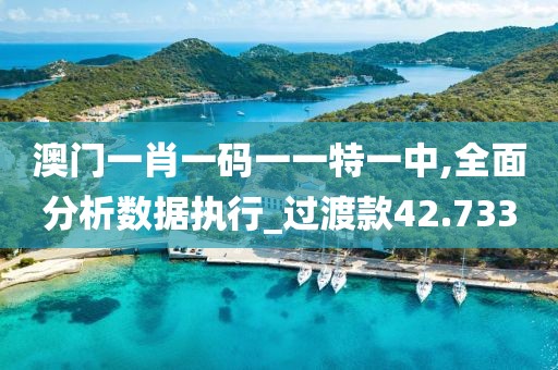 澳门一肖一码一一特一中,全面分析数据执行_过渡款42.733