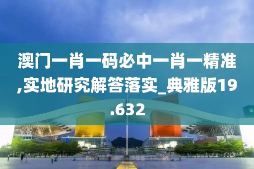 澳门一肖一码必中一肖一精准,实地研究解答落实_典雅版19.632