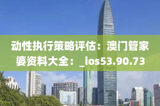 动性执行策略评估：澳门管家婆资料大全：_ios53.90.73