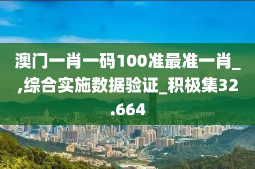 澳门一肖一码100准最准一肖_,综合实施数据验证_积极集32.664