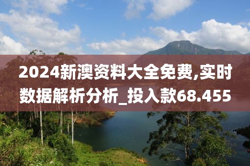 2024新澳资料大全免费,实时数据解析分析_投入款68.455