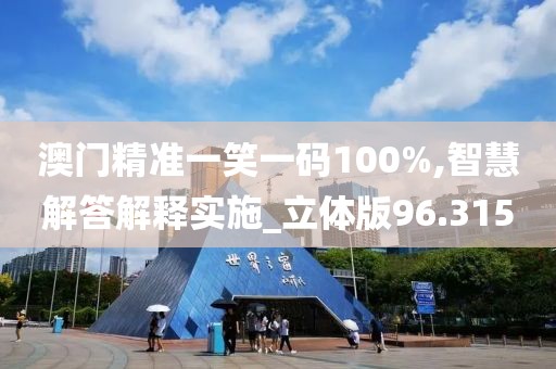 澳门精准一笑一码100%,智慧解答解释实施_立体版96.315