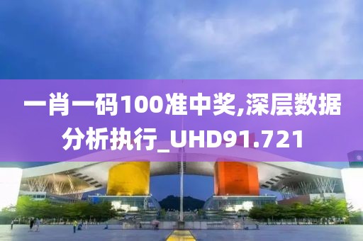 一肖一码100准中奖,深层数据分析执行_UHD91.721