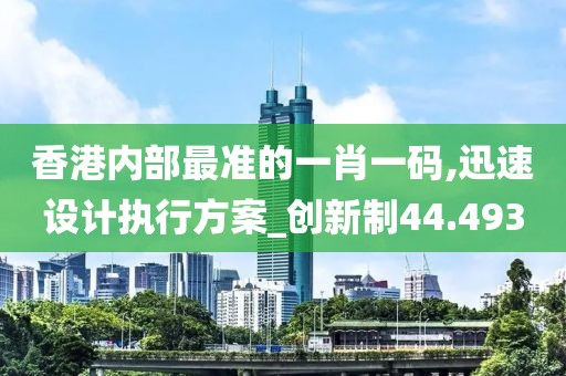 香港内部最准的一肖一码,迅速设计执行方案_创新制44.493