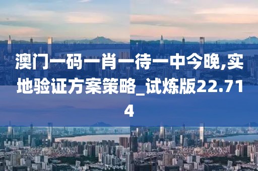 澳门一码一肖一待一中今晚,实地验证方案策略_试炼版22.714