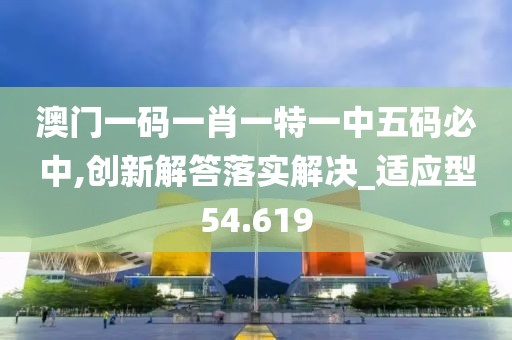 澳门一码一肖一特一中五码必中,创新解答落实解决_适应型54.619