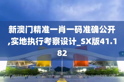 新澳门精准一肖一码准确公开,实地执行考察设计_SX版41.182