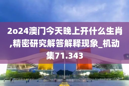 2o24澳门今天晚上开什么生肖,精密研究解答解释现象_机动集71.343