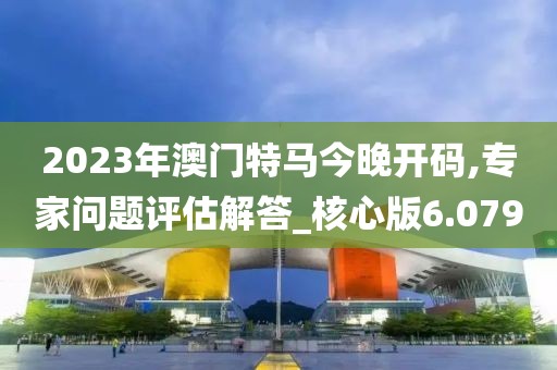 2023年澳门特马今晚开码,专家问题评估解答_核心版6.079