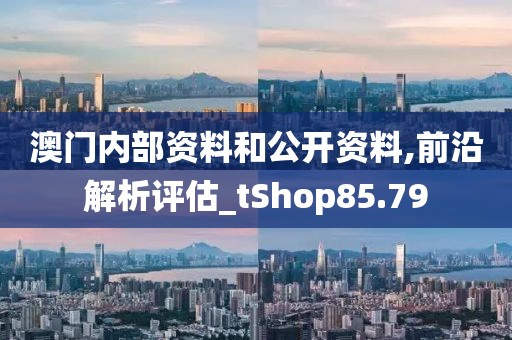 澳门内部资料和公开资料,前沿解析评估_tShop85.79