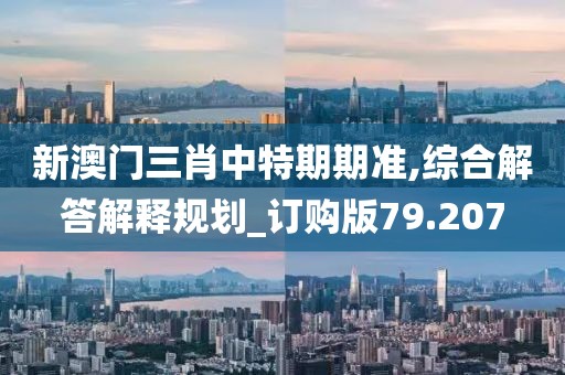 新澳门三肖中特期期准,综合解答解释规划_订购版79.207