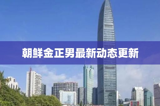 朝鲜金正男最新动态更新