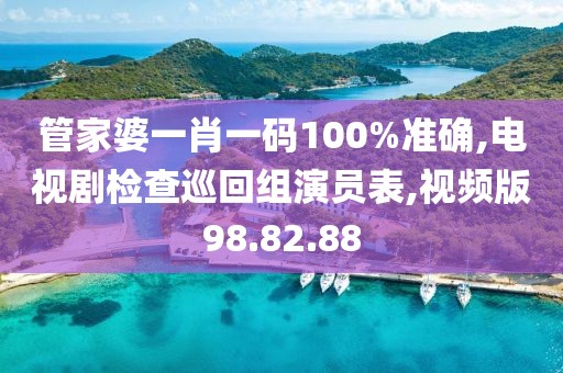 管家婆一肖一码100%准确,电视剧检查巡回组演员表,视频版98.82.88