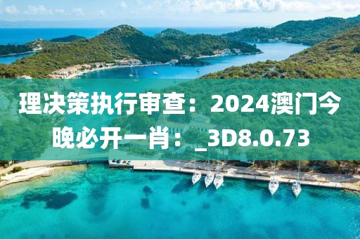 理决策执行审查：2024澳门今晚必开一肖：_3D8.0.73