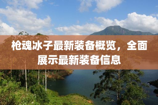 枪魂冰子最新装备概览，全面展示最新装备信息