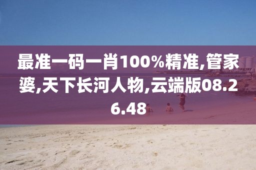 最准一码一肖100%精准,管家婆,天下长河人物,云端版08.26.48