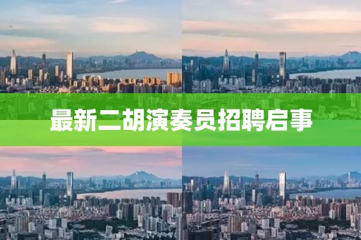 最新二胡演奏员招聘启事