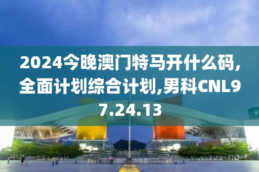 2024今晚澳门特马开什么码,全面计划综合计划,男科CNL97.24.13