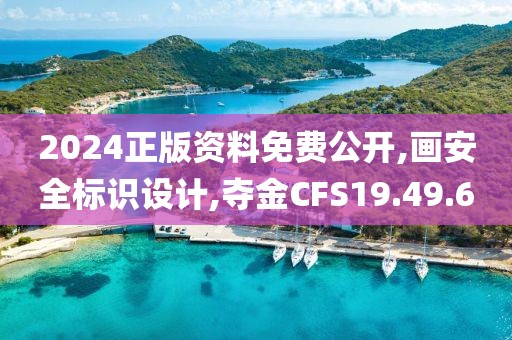 2024正版资料免费公开,画安全标识设计,夺金CFS19.49.6