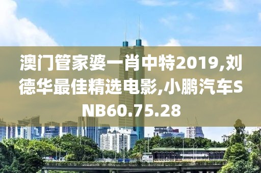 澳门管家婆一肖中特2019,刘德华最佳精选电影,小鹏汽车SNB60.75.28