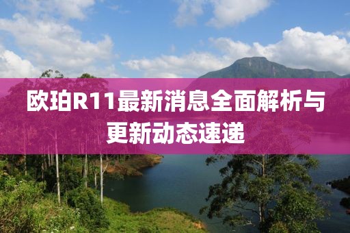 欧珀R11最新消息全面解析与更新动态速递