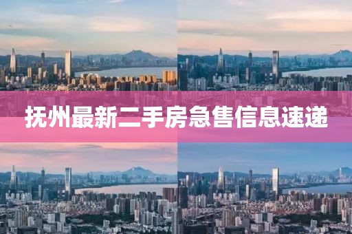 抚州最新二手房急售信息速递